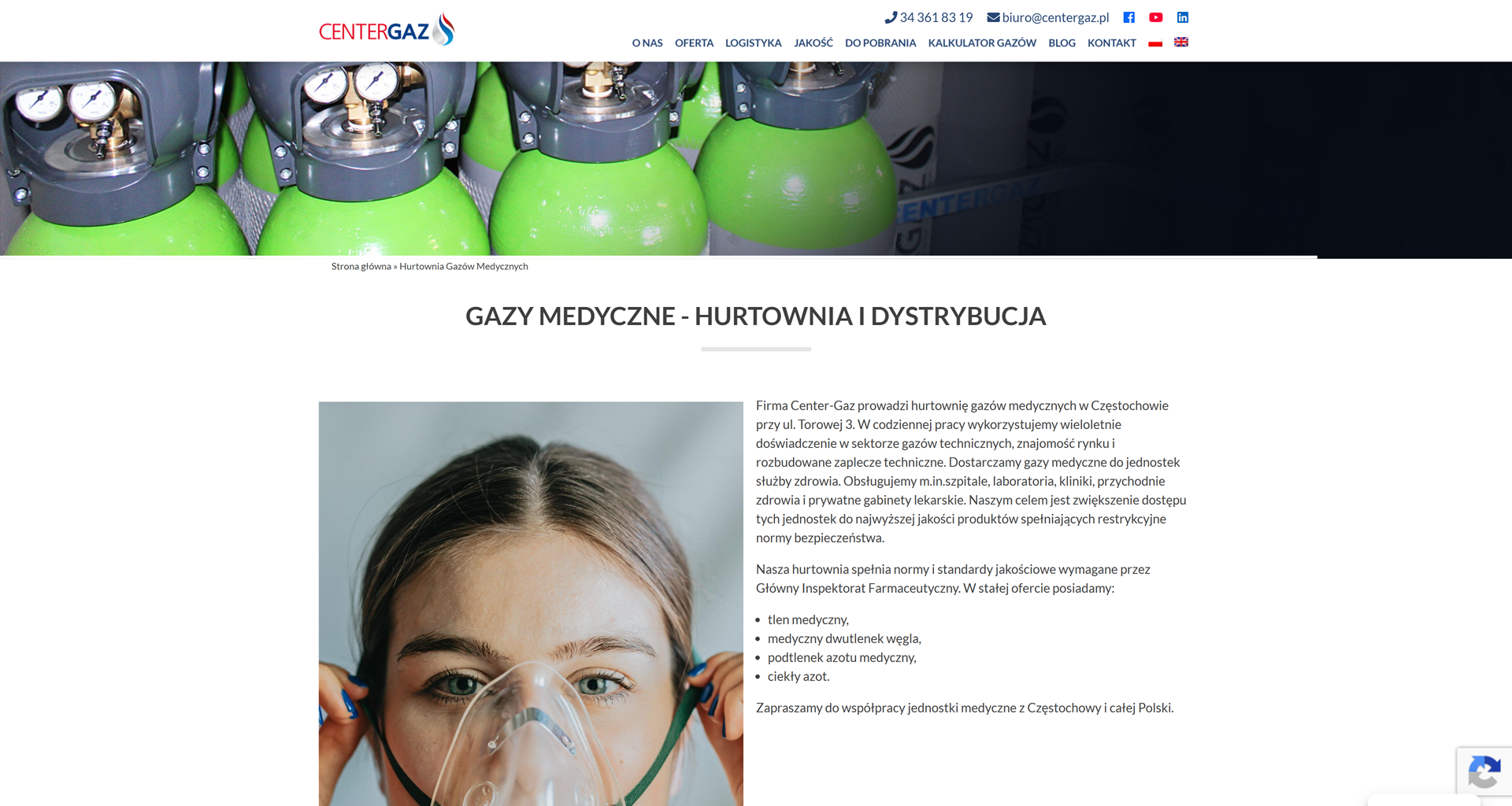 Bezpieczne przechowywanie i dystrybucja gazów medycznych w placówkach medycznych