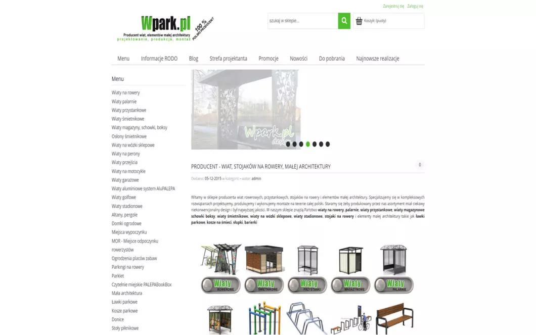 Wpark.pl - zrzut ekranu