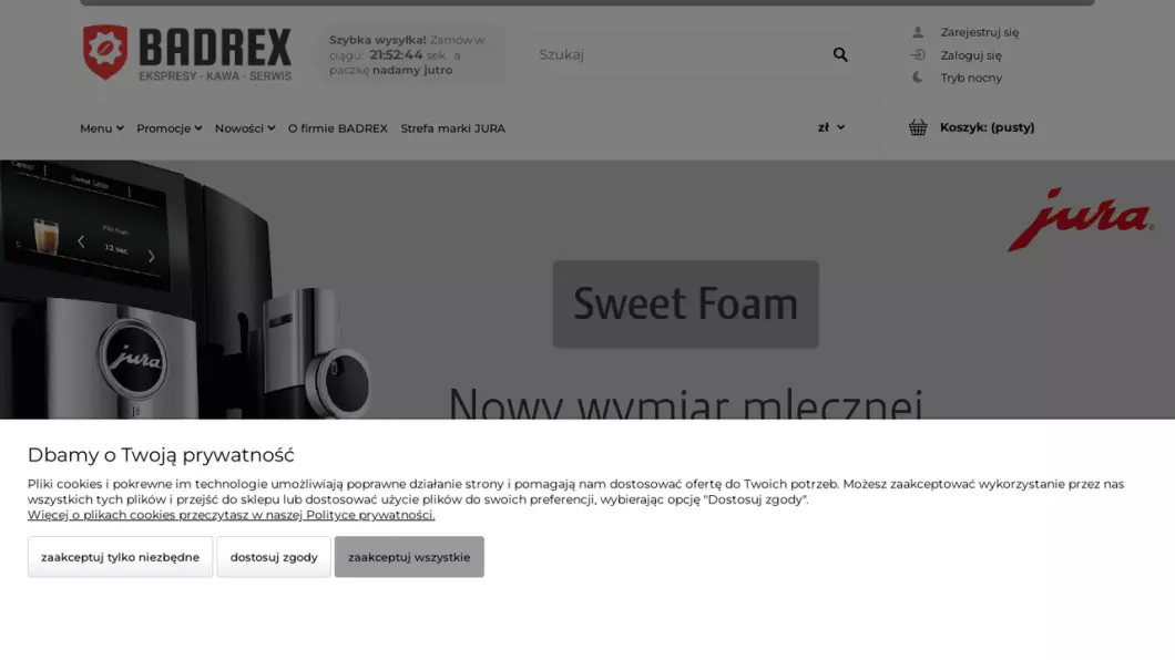 BADREX - Ekspresy Kawa Serwis - zrzut ekranu