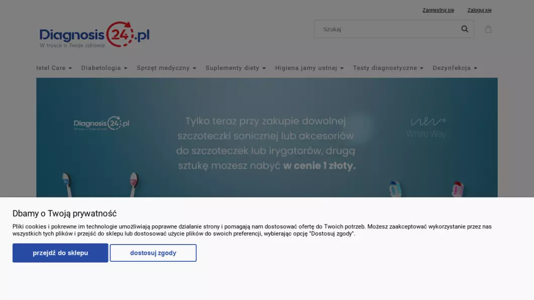 sklep medyczny online - Diagnosis24.pl - zrzut ekranu